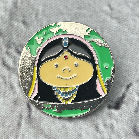 Disney Jewelry - 5/25$ 🏰 Disney It's A Small World Indian Girl